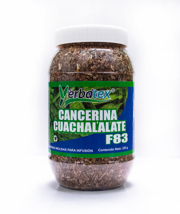 Planta en frasco de Cancerina con Cuachalalate F83