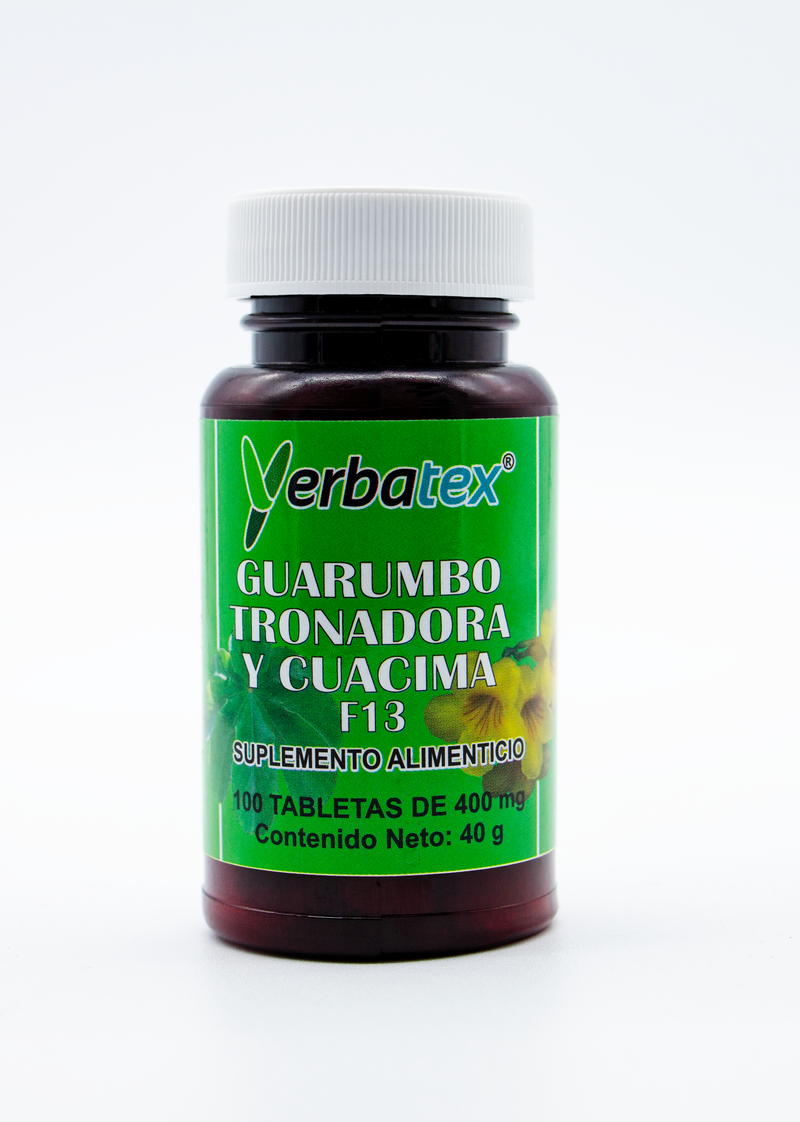 Tableta De Guarumbo, Tronadora Y Guacima F24